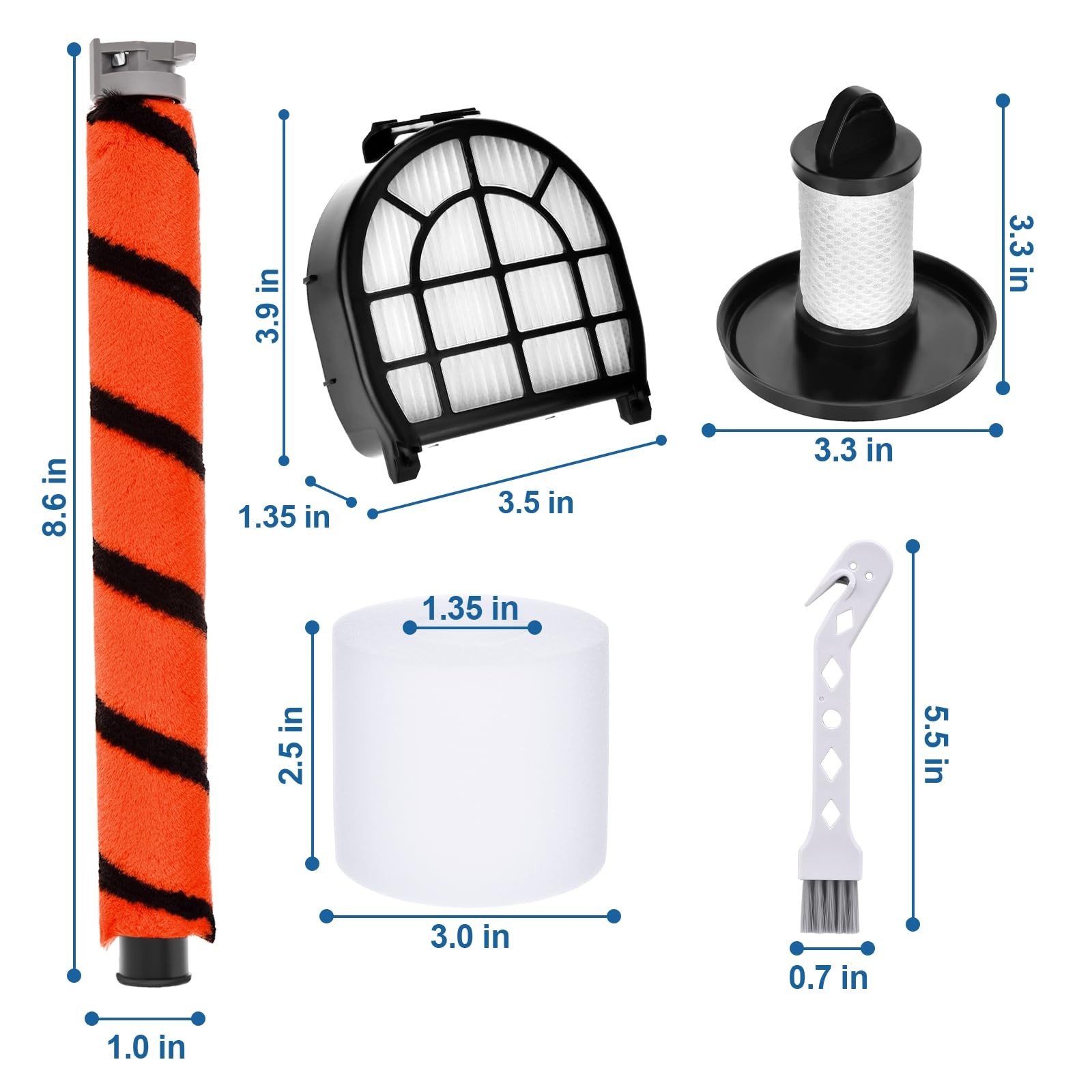 Filter Replacement for Shark LZ602 LZ601 LZ600 LZ602C QU602 QU603 APEX UpLigh…