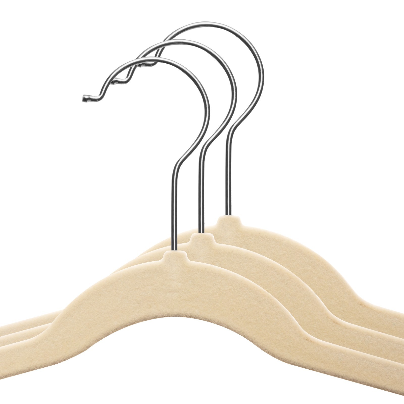 50 Premium Kids Velvet Hangers – 14″ Non-Slip Clothes Hangers for Kids