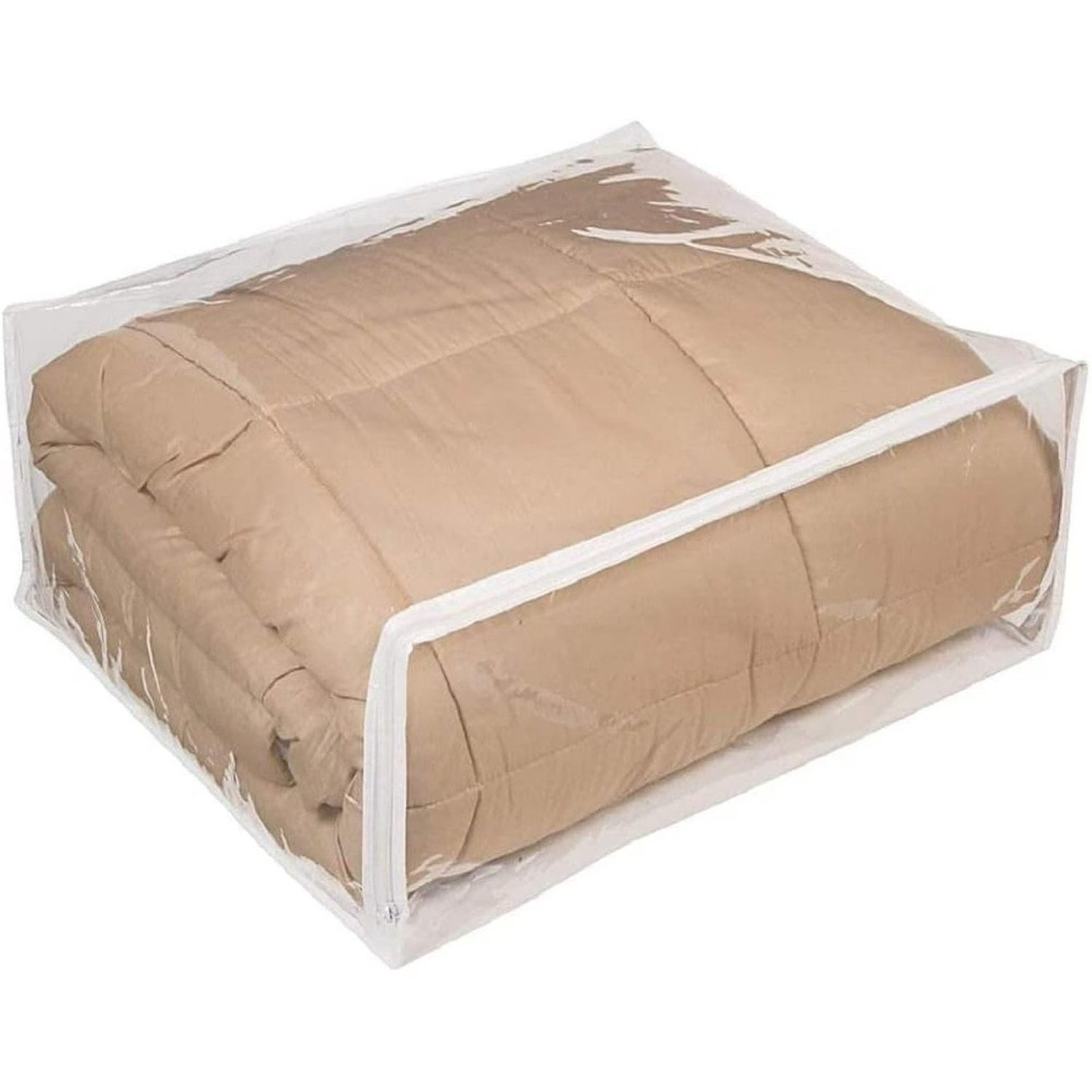 12 Pack – King Size Clear Comforter Durable – Clear Storage Bags (26x29x10″)