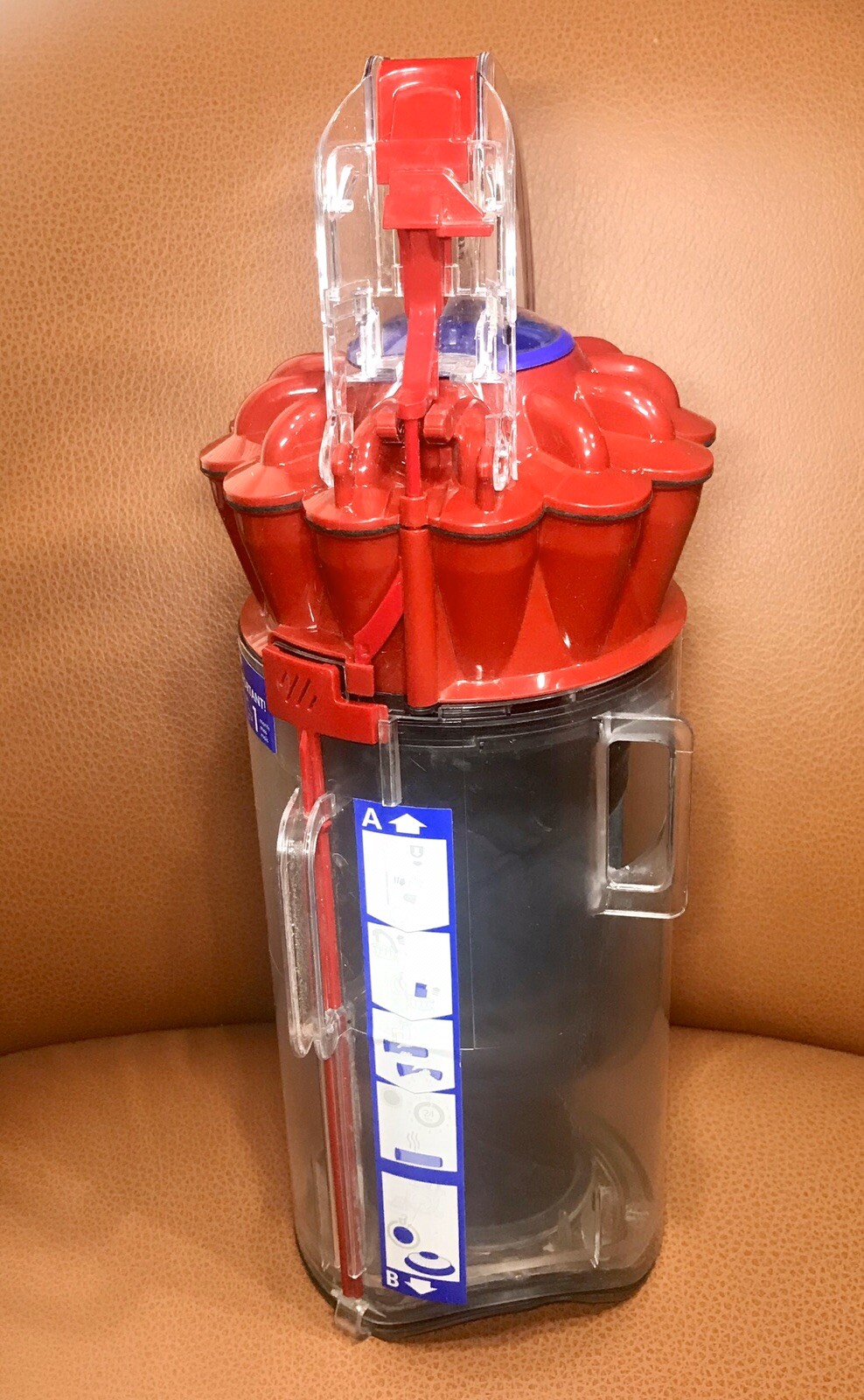 Dyson DC40 UP16 UP19 Red Cyclone Canister Dirt/Dust BIN Tank Assembly