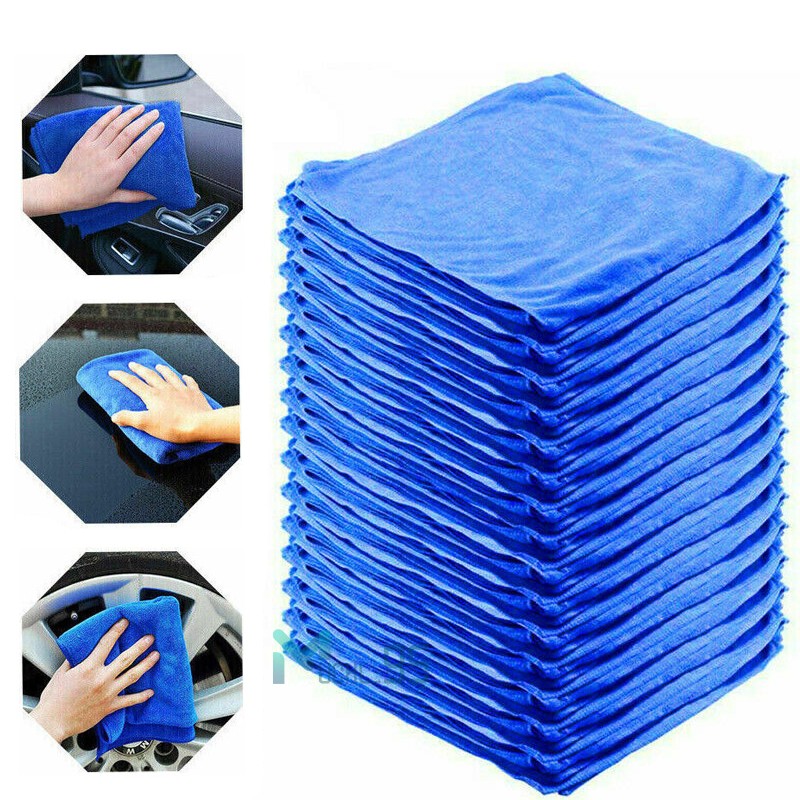 Microfiber Cleaning Cloths-50 Pack, Microfiber Towels Bulk, Towels for Cars home