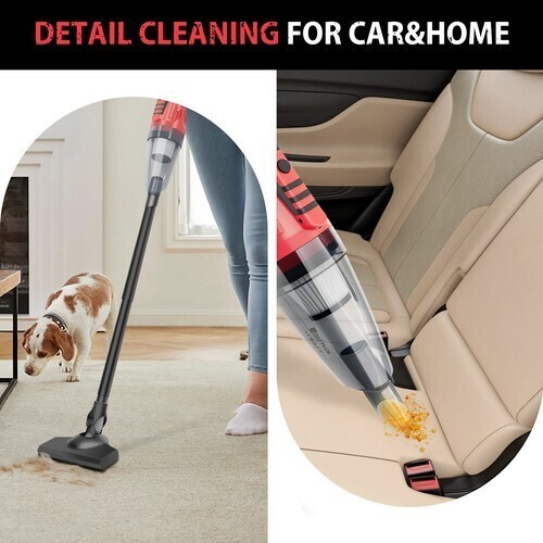 Cordless Vacuum Cleaner 3 in 1 Rechargeable Lightweight Stick Vacuum Cleaner LED