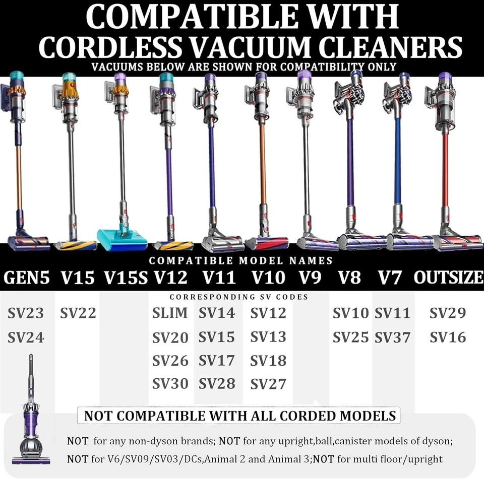 Flexible Extension Hose Attachment for Dyson Vacuums