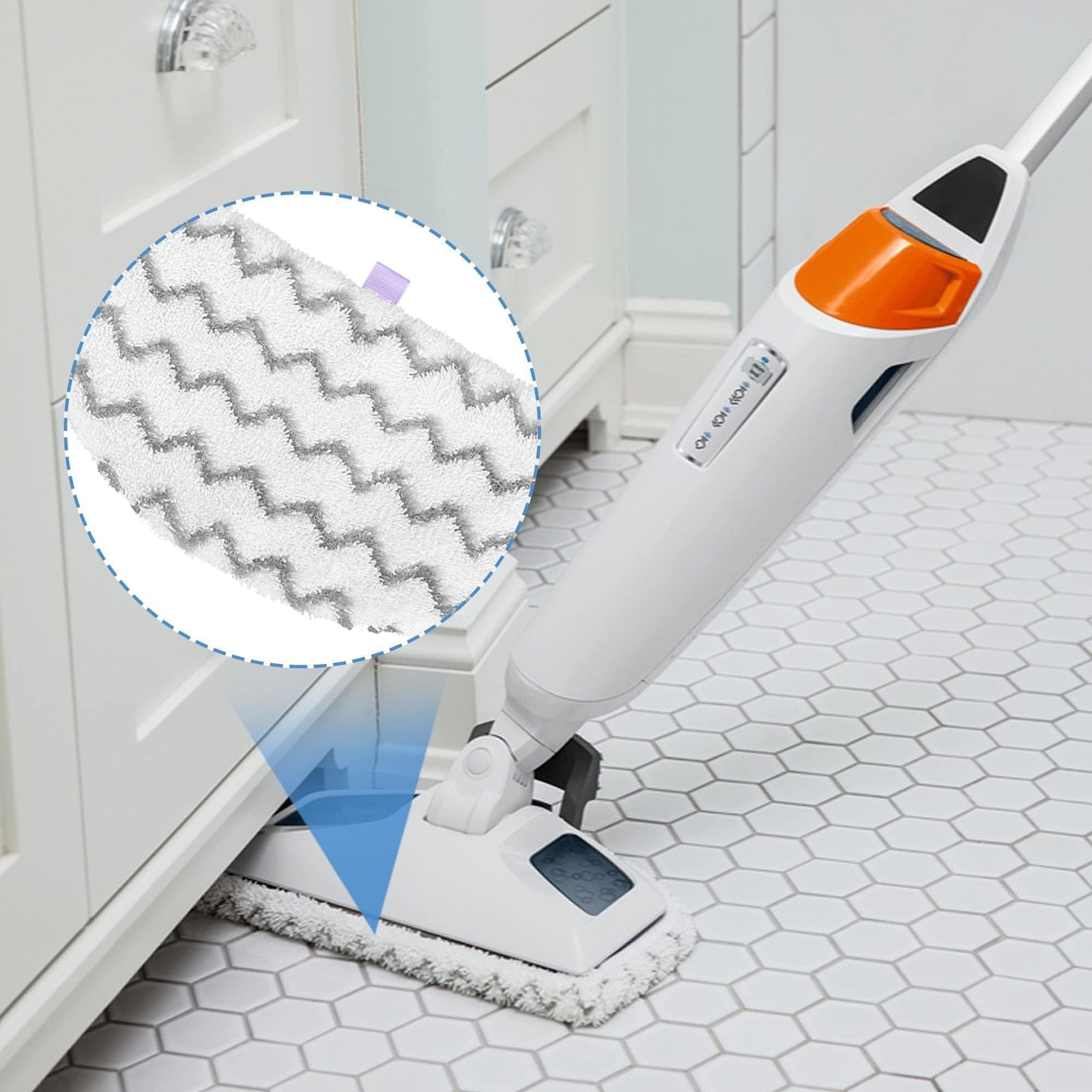 4 Pack Steam Mop Pads Bissell PowerFresh 1940 1806 1544 1440 Microfiber Set