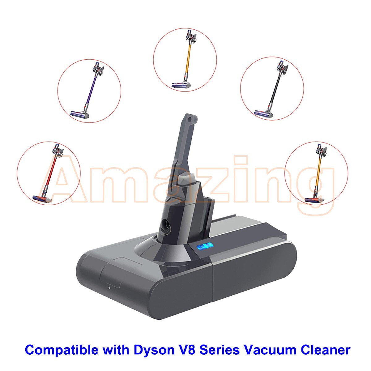 NEW 21.6V Li-ion Battery For Dyson V8 Absolute SV10 Animal Fluffy Vacuum Cleaner