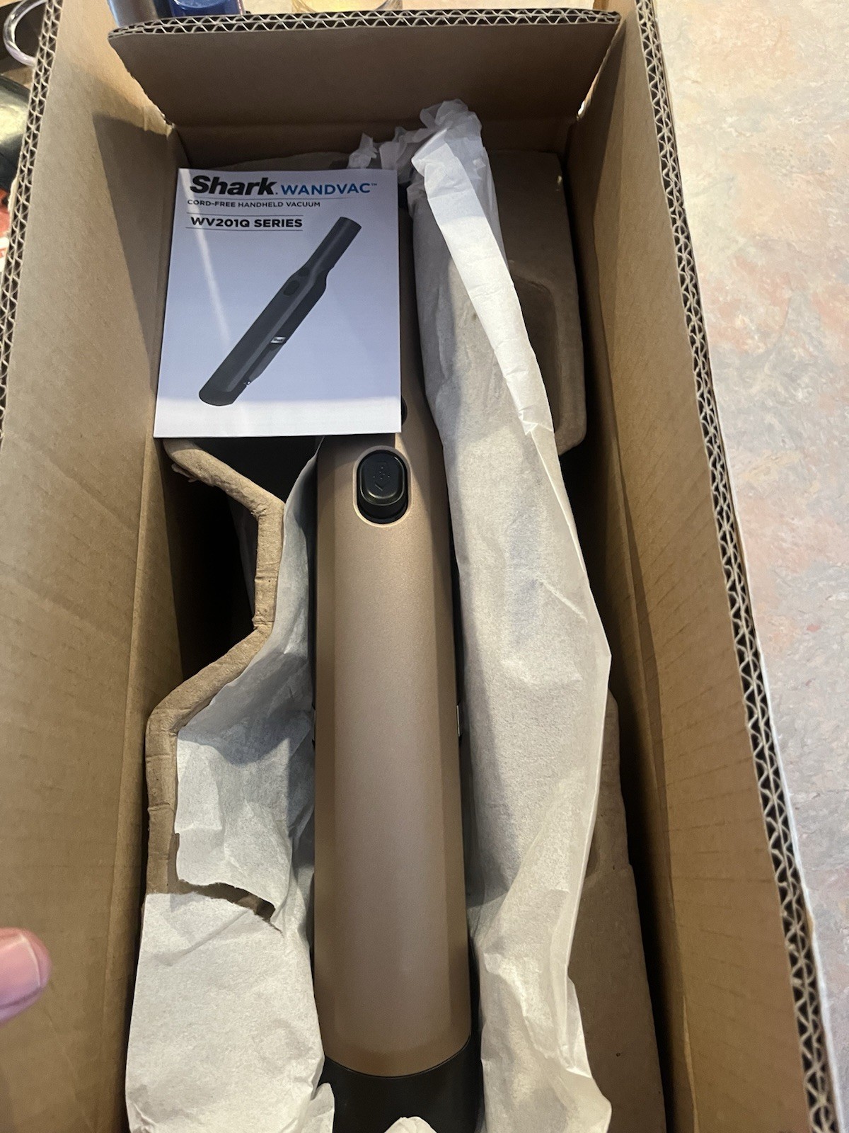 Shark WANDVAC WV201QBRZ Cord Free Handheld Vacuum. Bronze color. New Open Box