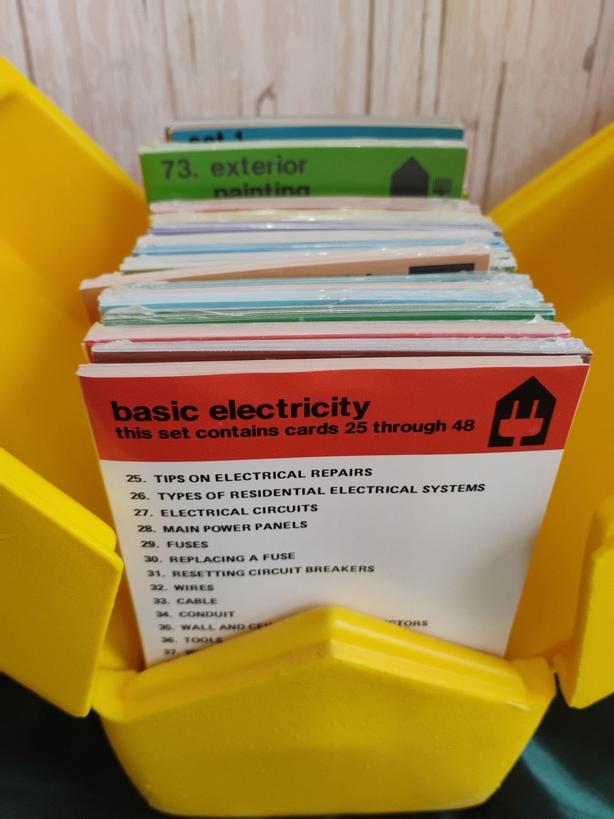 Vintage Home Repair Box Yes You Can Fix It Case 80s With Cards