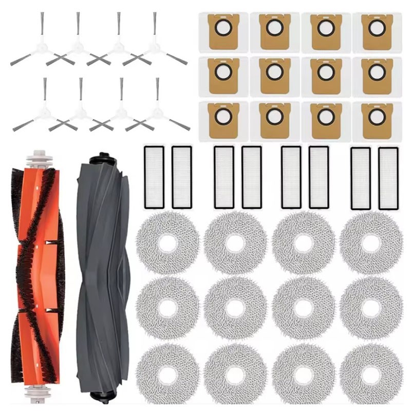 Replacement Kit For Xiaomi Robot Vacuum X20+/X20 Plus Accessories Brush, Filters