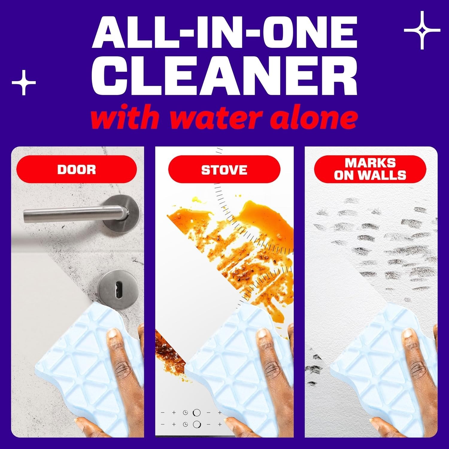 Mr. Clean Magic Eraser Original Cleaning Pads with Durafoam, White, 6 Count
