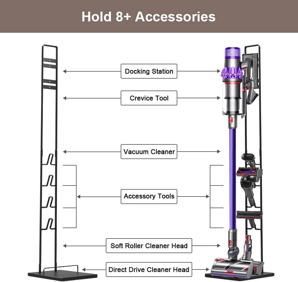 Vacuum Stand Storage Dock Dockings Station Compatible for Dyson V7 V8 V10 V11