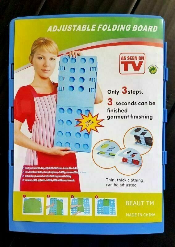 Adjustable Clothes Folding Board BeauT Magic Shirt & Pants Clothing Folder Board