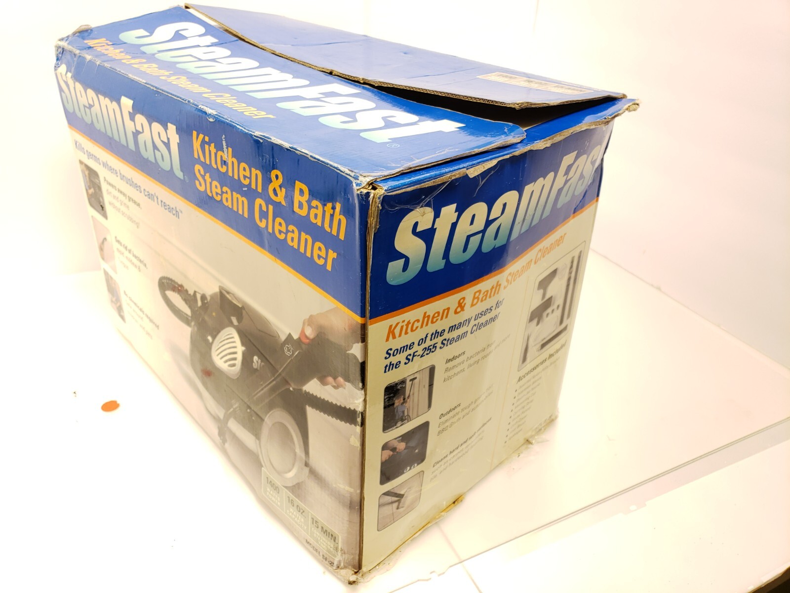 SteamFast Kitchen & Bath Steam Cleaner w/attachements Model SF-255 1400 WATTS