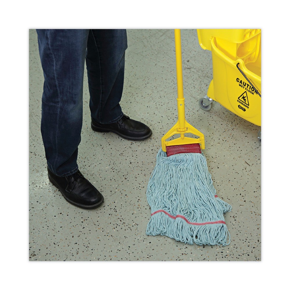 Boardwalk 1400LEA EchoMop Synthetic/Cotton Wet Mop Head – Large, Blue New