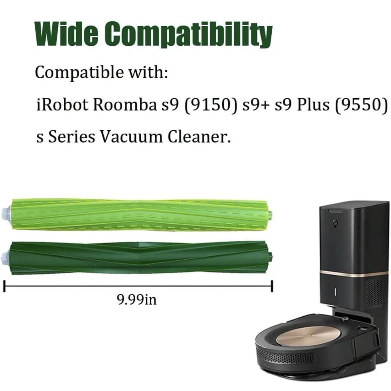 For IRobot Roomba S9 S9+ 9550 Vacuum Cleaner Roller Brush Replacement X2 SETS