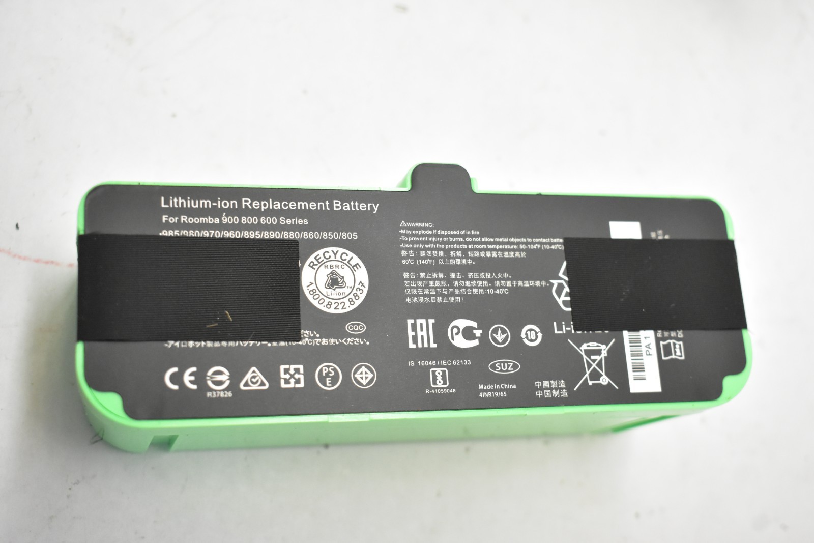 JGTM Lithium Ion Battery Replacement Compatible With iRobot Roomba 960 980 etc
