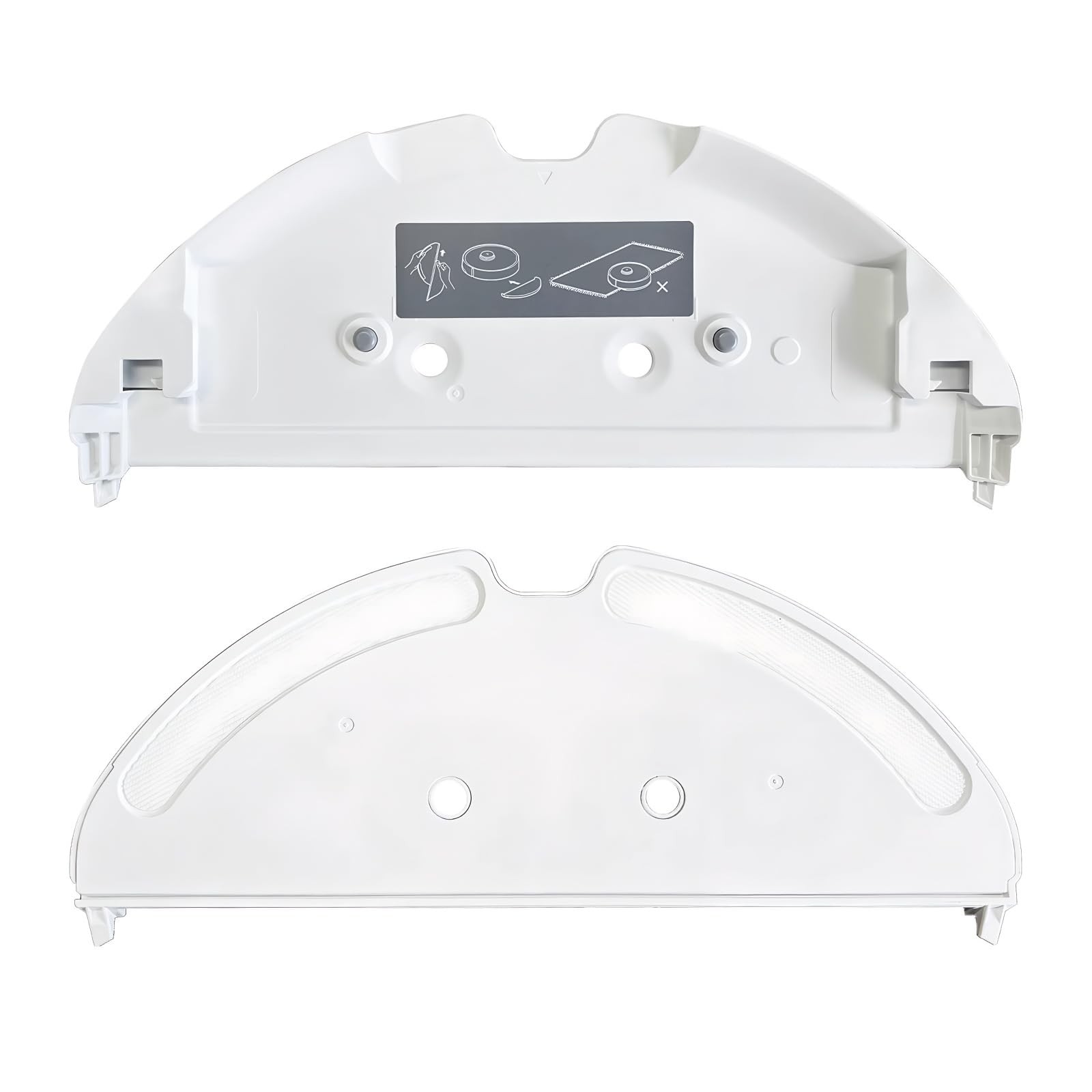 （White） Mop Plate Holder for Roborock Q8 Max / Q8 Max+ Robot Vacuum Cleaner C…
