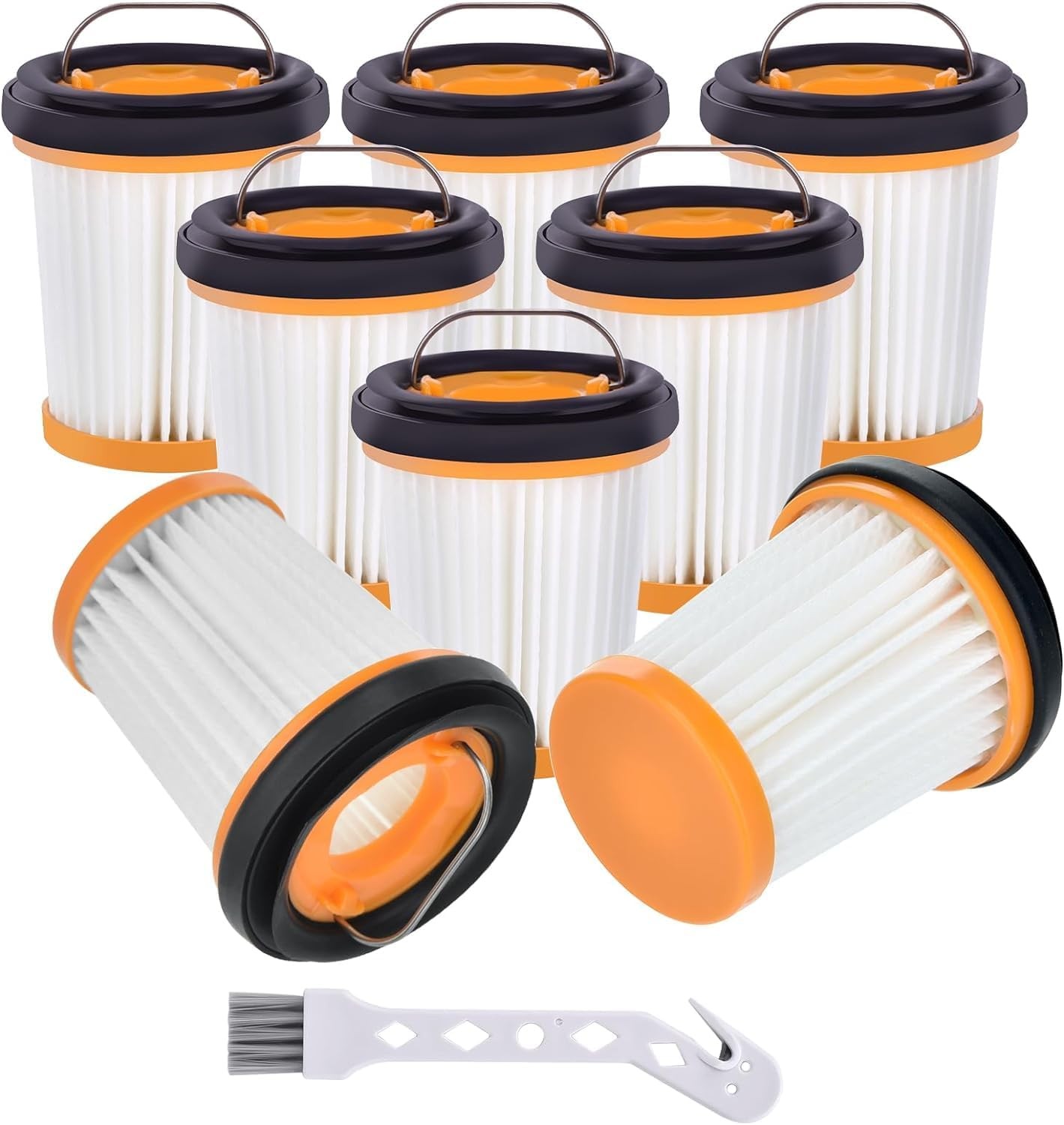 8 Pack Wandvac Filter Replacement for Shark ION W1 Compatible with S87 WV200
