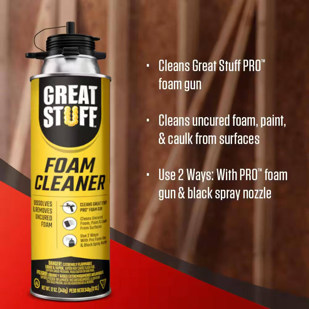 12 Oz. Spray Foam Cleaner