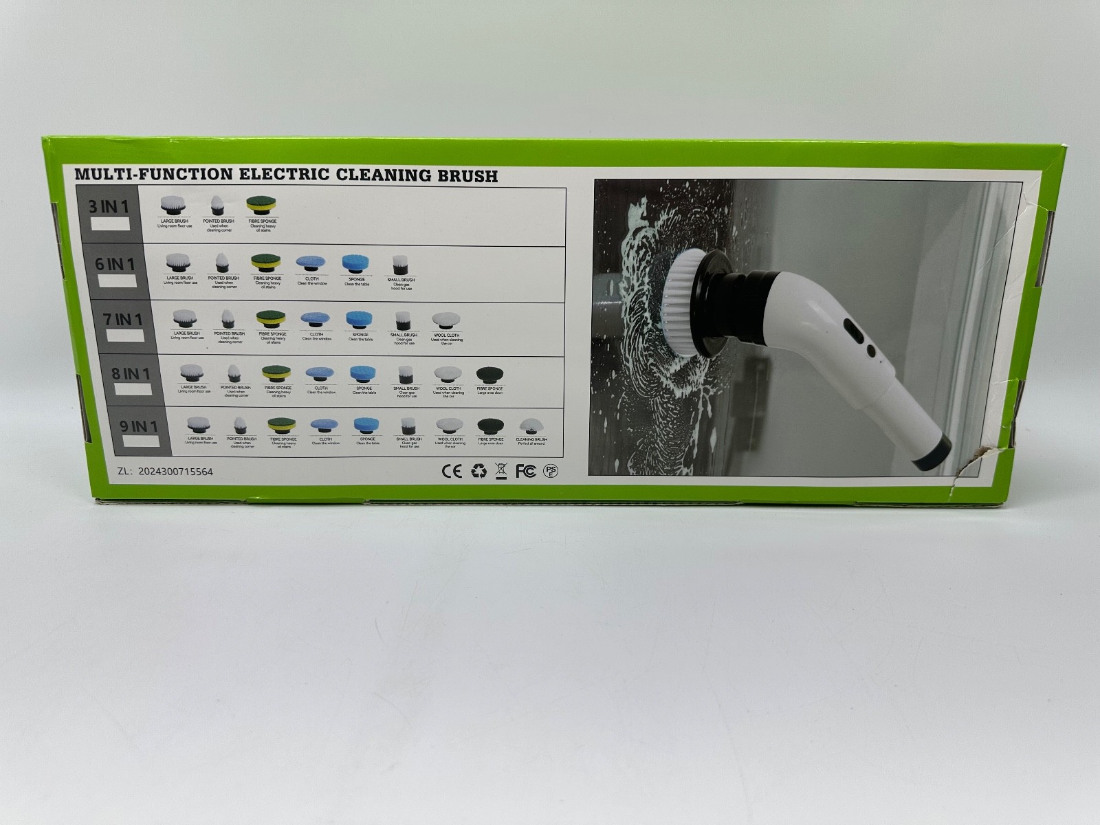 9 in 1 Multifunctional Electric Cleaning Brush Model JY-9011