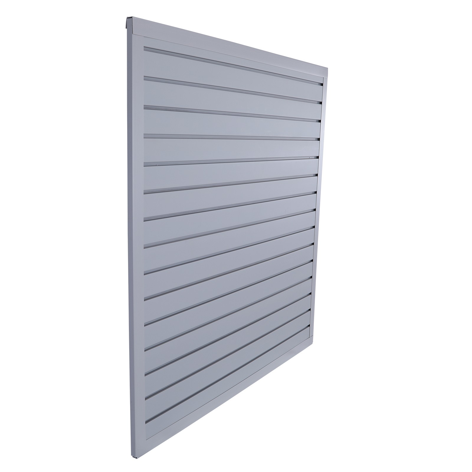 4×1 FT Wall Mounted PVC Wall Panel Grey Panels for Storage & Display