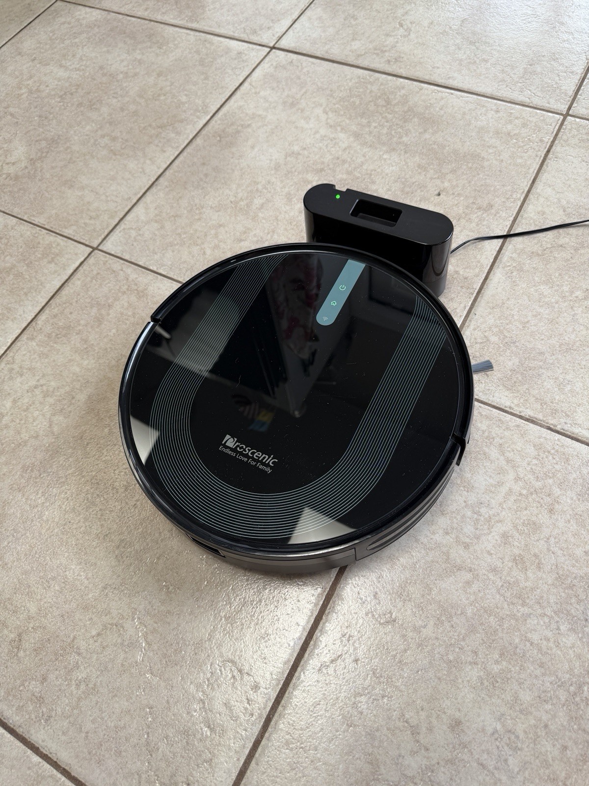 PROSCENIC WI-FI CONNECTED ROBOT VACUUM CLEANER 3-IN-1 – BLACK