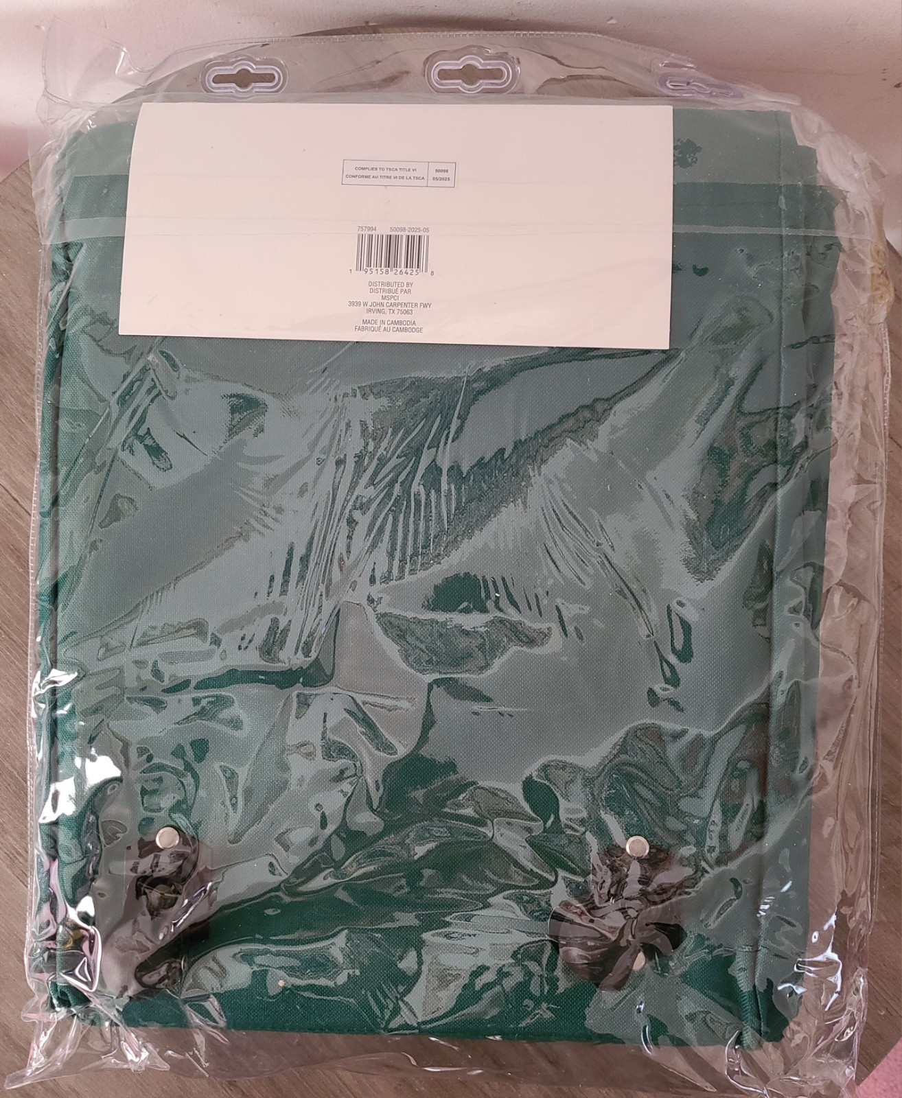SIMPLY TIDY ROLLING WHEELS TREE STORAGE BAG 11.5 in x 27 in x 50 in Brand New