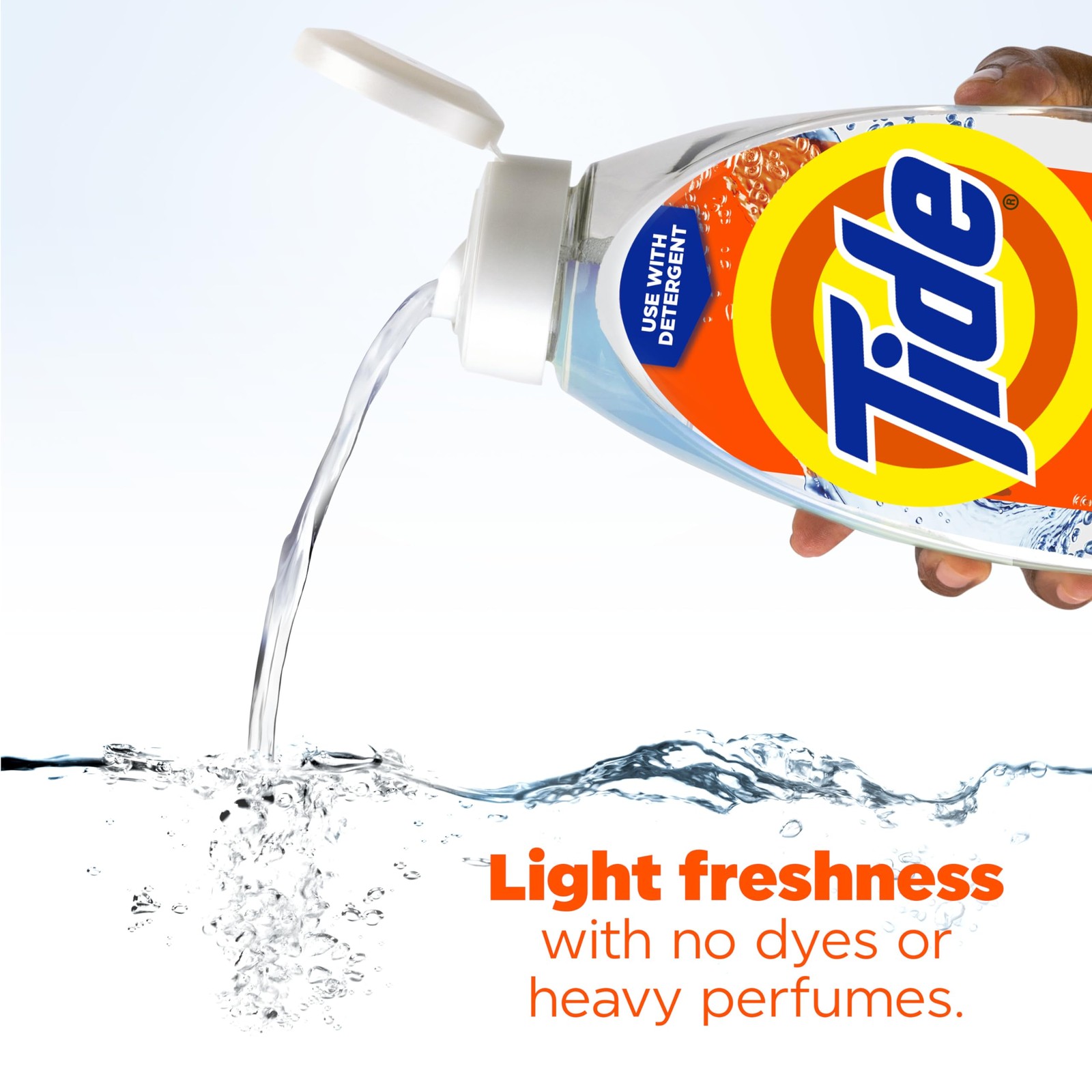 Tide Deep Cleansing Fabric Rinse with 3X Odor Power, 48 Fl Oz (Pack of 1)