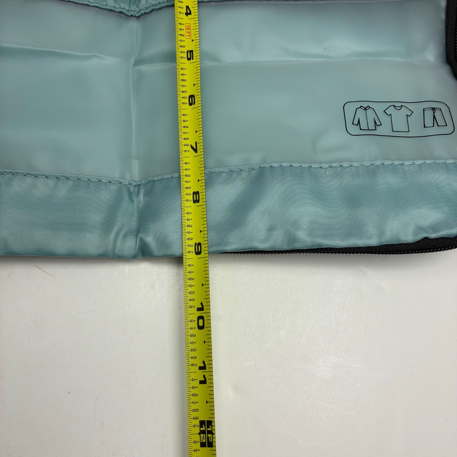 Compression Packing Cubes Set Travel Organizer Bags Luggage Storage Mint Green