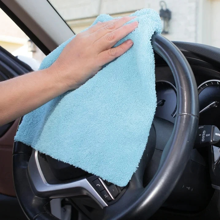 Auto Drive 14″ x 14″ Multipurpose Microfiber Towels, 30 pack, Multicolor