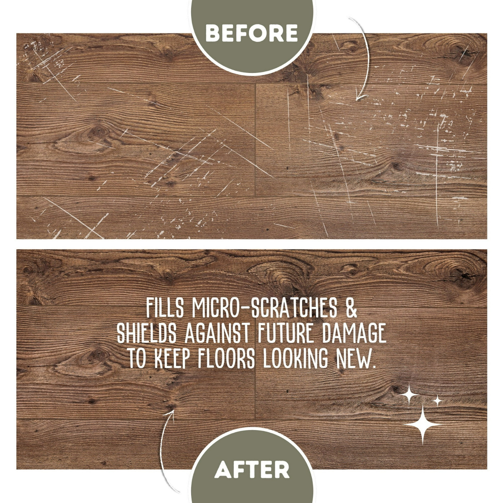 Multi-Surface Floor Finish, 27 Fl. Oz., Cleaner & Polish (2 Pack)