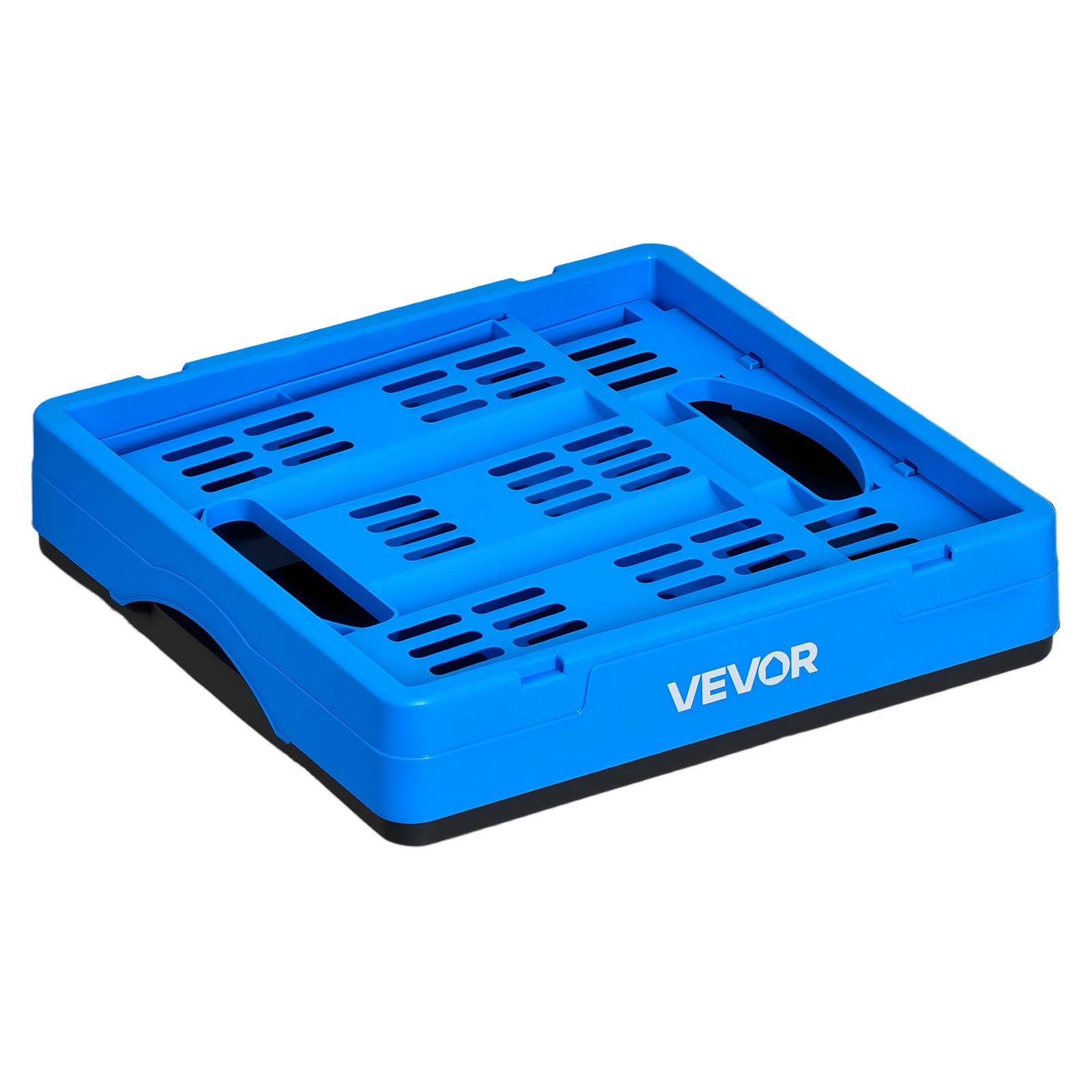 VEVOR Plastic Collapsible Storage Bins 25L 3 Packs Stackable Fold Storage Crates