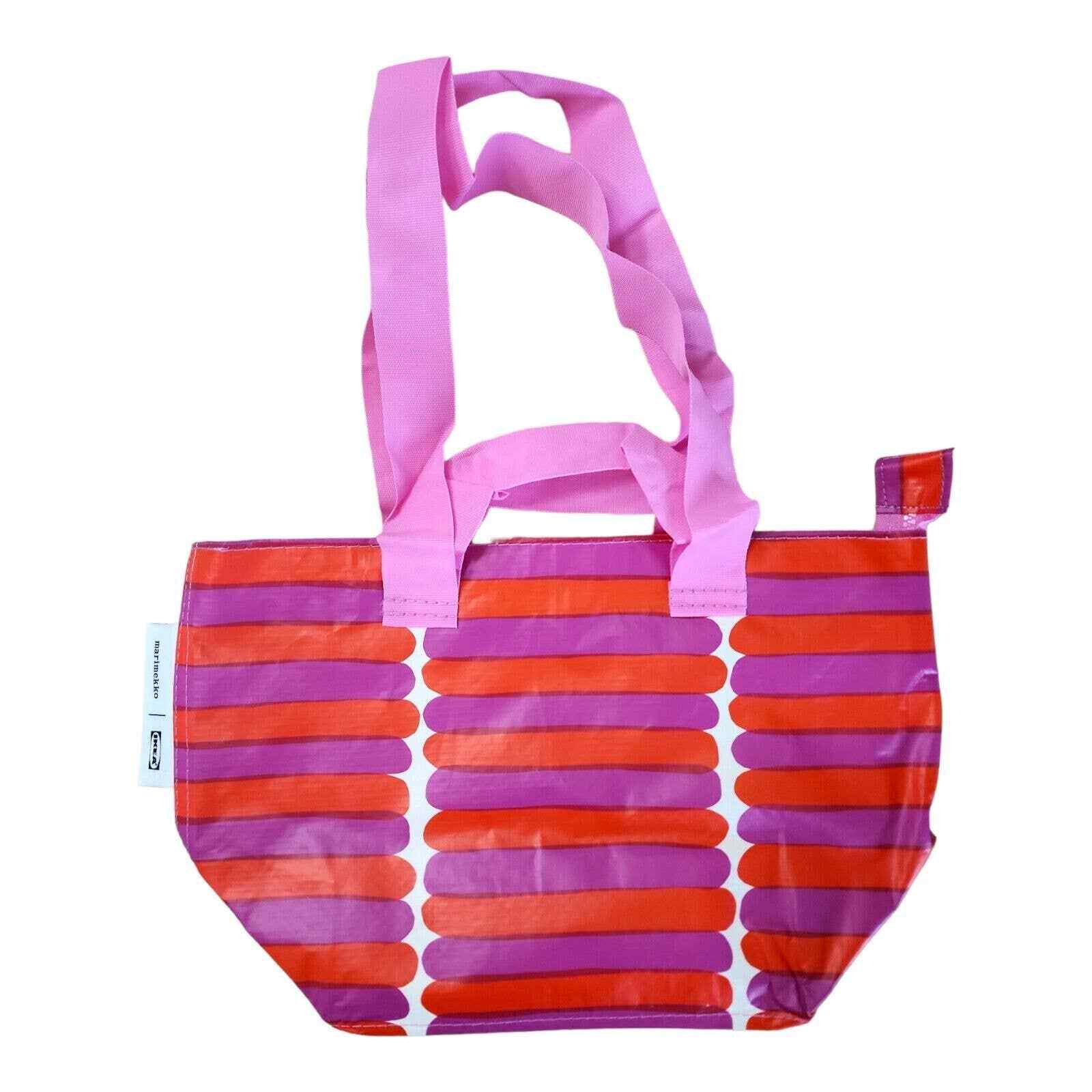 Marimekko ✕ IKEA BASTUA Reusable Shopping Bag, Pink ** LIMITED EDITION ** NWT