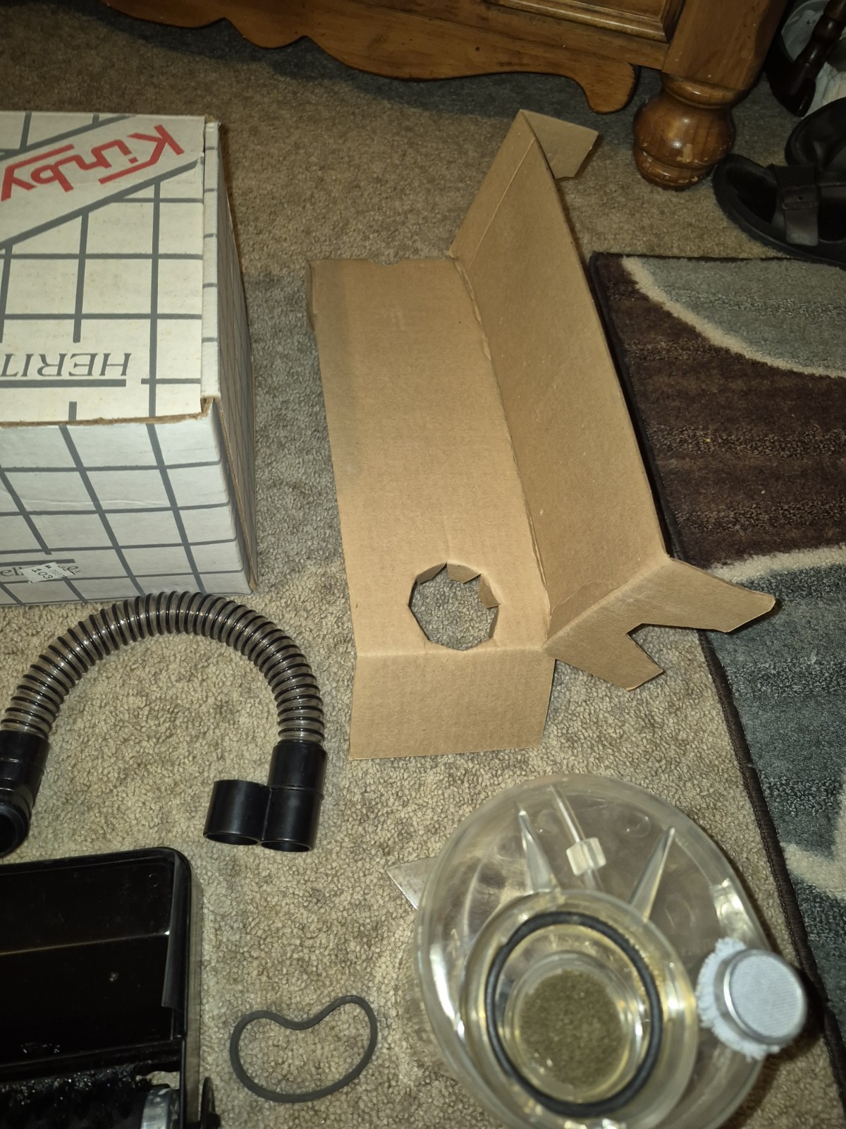 Kirby Heritage II Vacuum Model 5584 Attachment Lot W/ Parts Tank