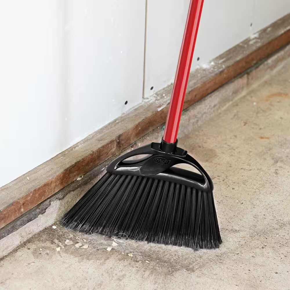 11 in. Indoor/Outdoor Angle Broom – Versatile Cleaning Tool