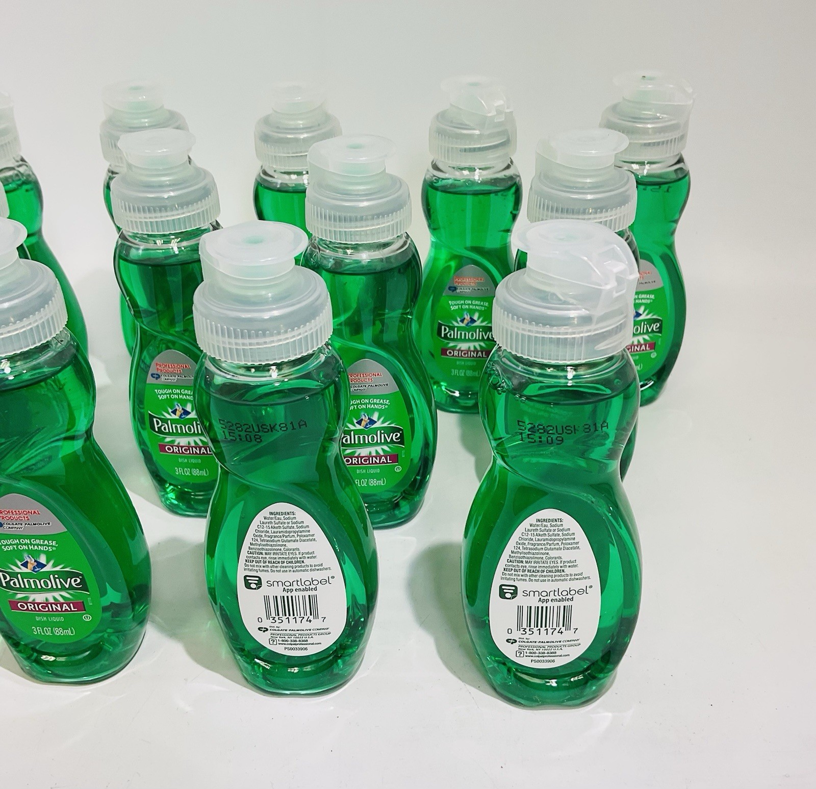 12 PACK – PALMOLIVE Original Travel Size Liquid DISH SOAP – 3 fl.oz (88 ml) Each