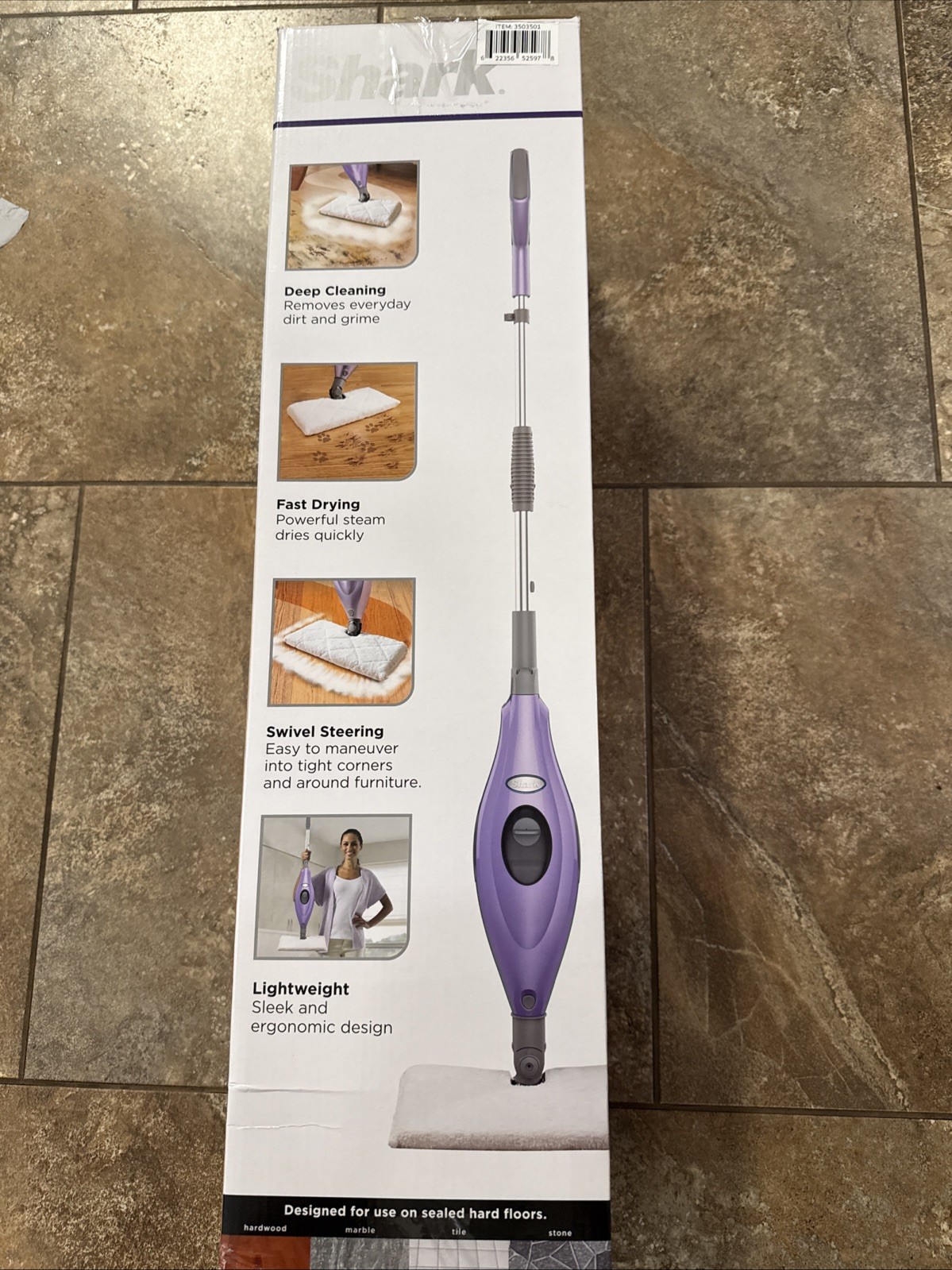 Shark S3501 Purple Steam Pocket Mop