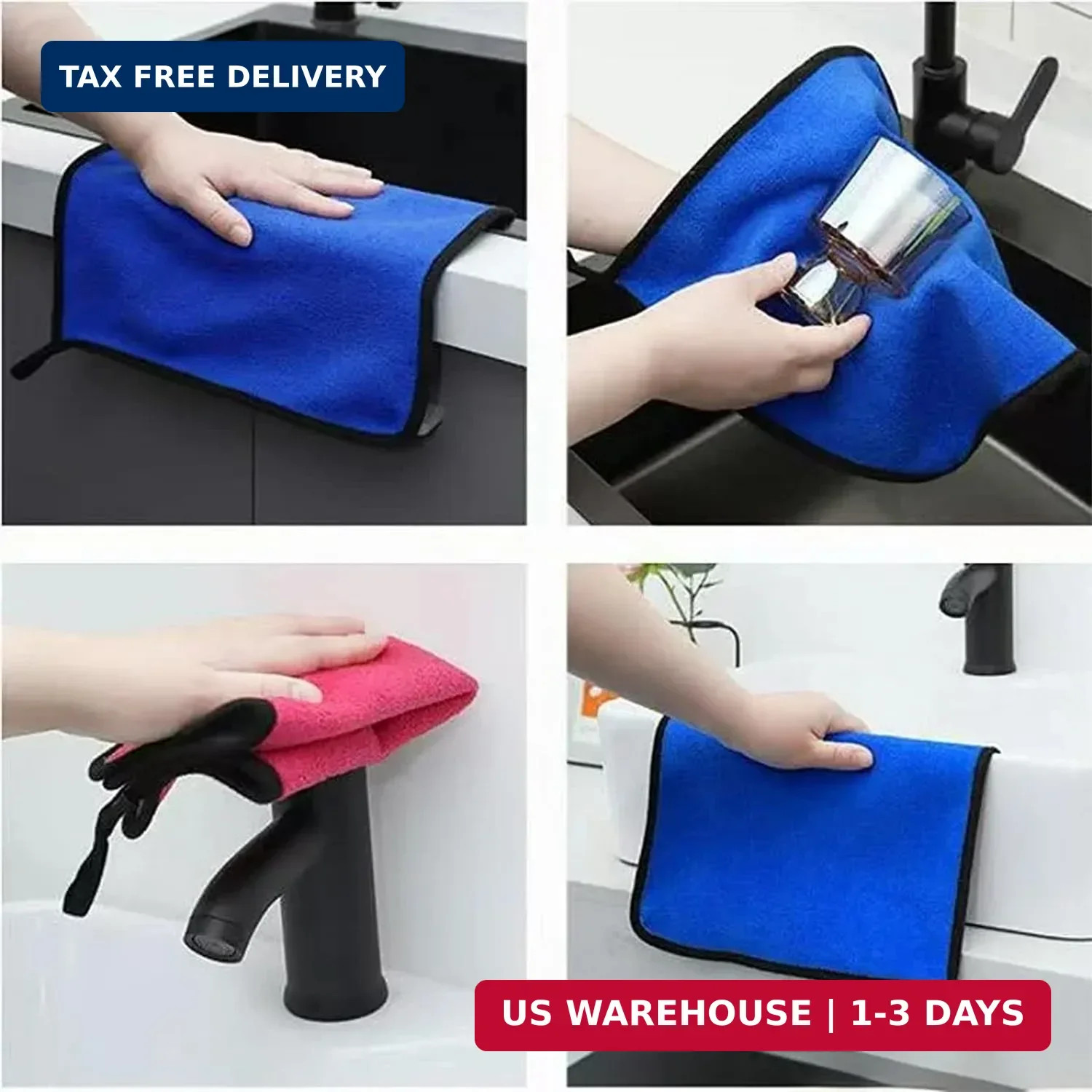 10 Pack Premium Microfiber Towels Coral velvet Washing and Detailing Towels for