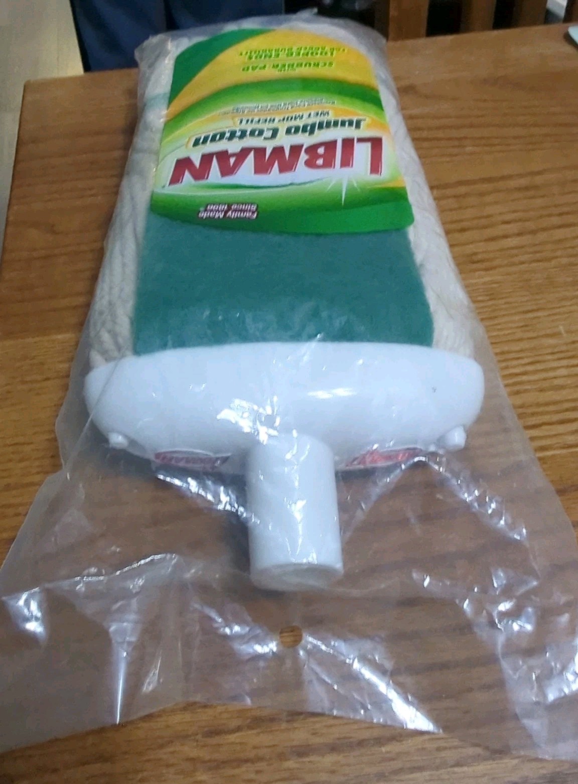 Libman 130 Jumbo 10.5 in. Wet Cotton Mop Refill 1 pk