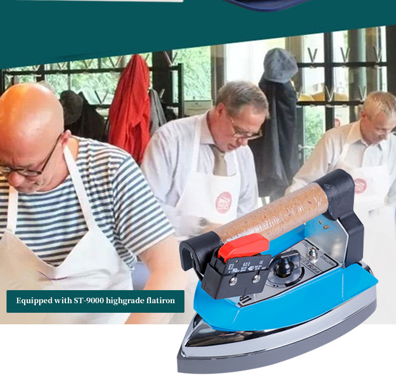 1600W Industrial Steam Iron Curtain Electric Iron Boiler Pressurized w/ 4L Tank