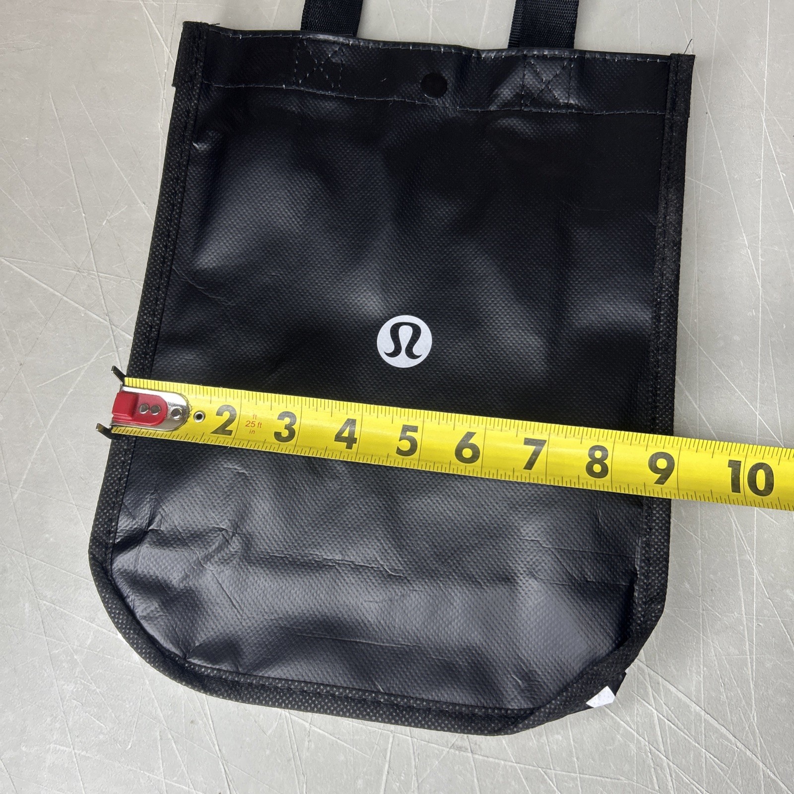 Lululemon Reusable Shopping Tote Bag Lot Of 3 BRAND NEW 11x9x4 Red/White/Black