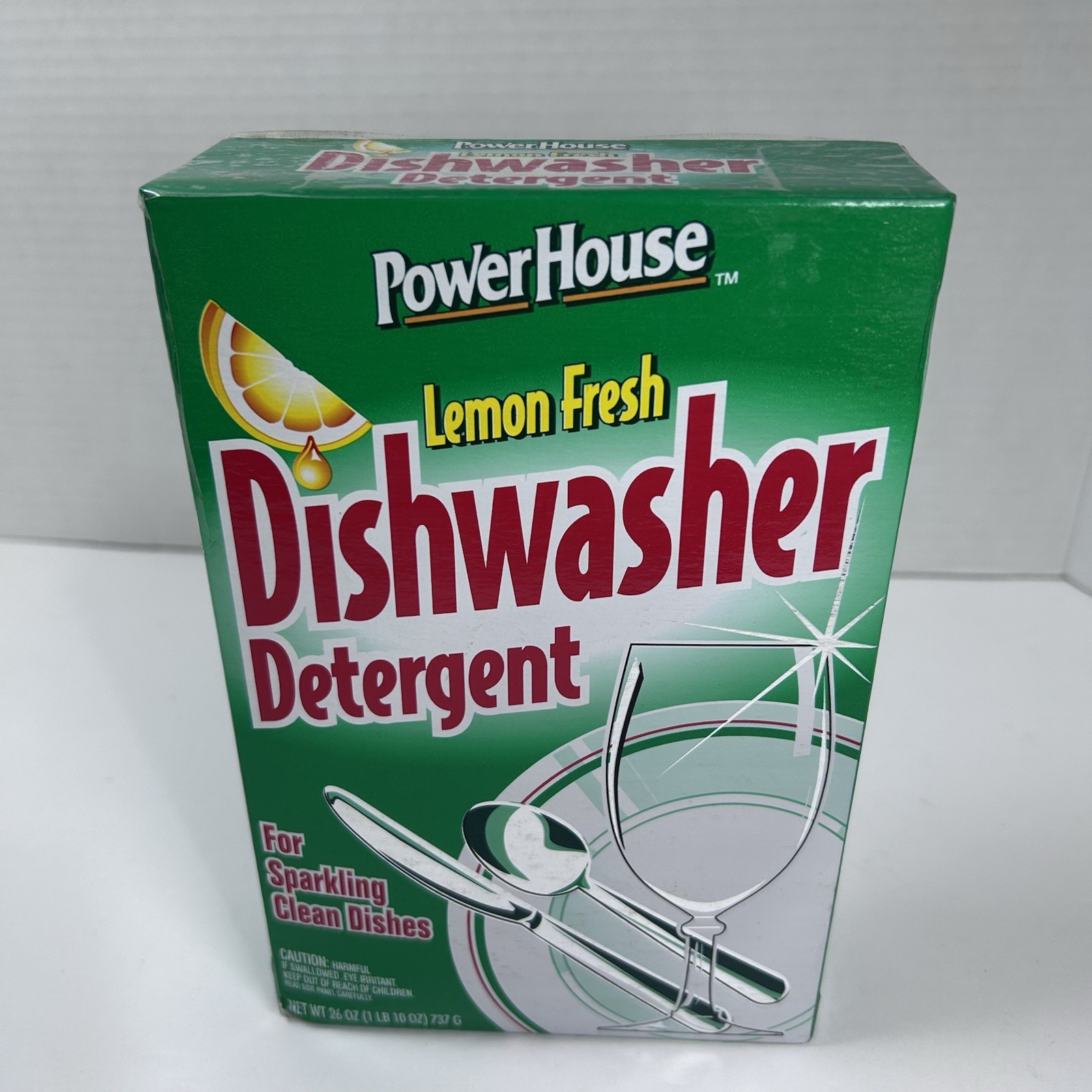 Power House Lemon Fresh Dishwasher Detergent Discontinued 26oz FAST SHIPPING