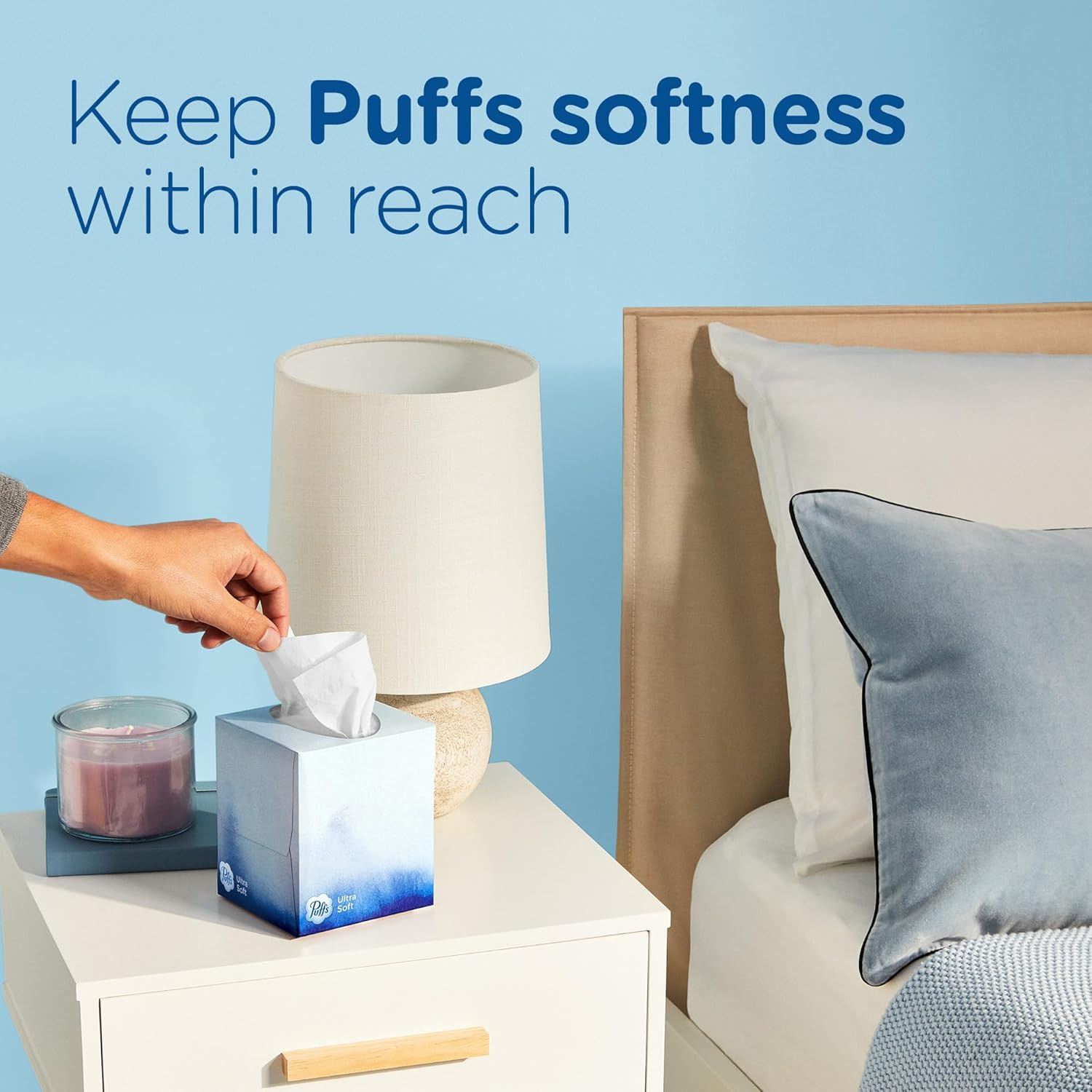 Ultra Soft Non-Lotion Tissues, 10 Cubes, 56 Tissues per Box