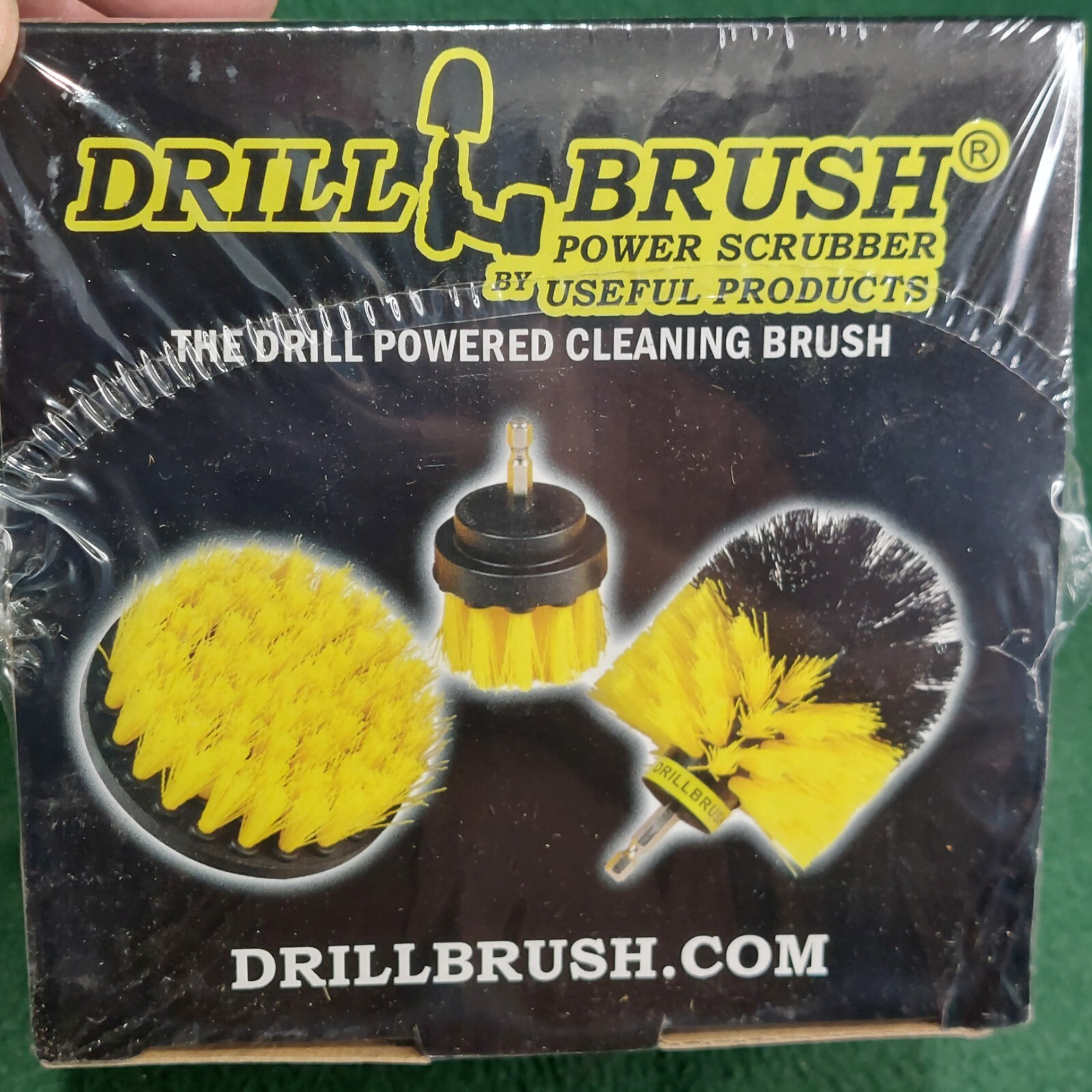 Drill Brush Power Scrubber Attachment Set for Bathroom Surfaces Tub Shower Tile