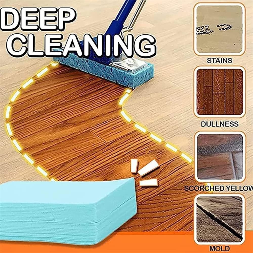 100pcs Multi-Surface Floor Cleaning Sheets Multiple Effect Floor Cleaner Wipes
