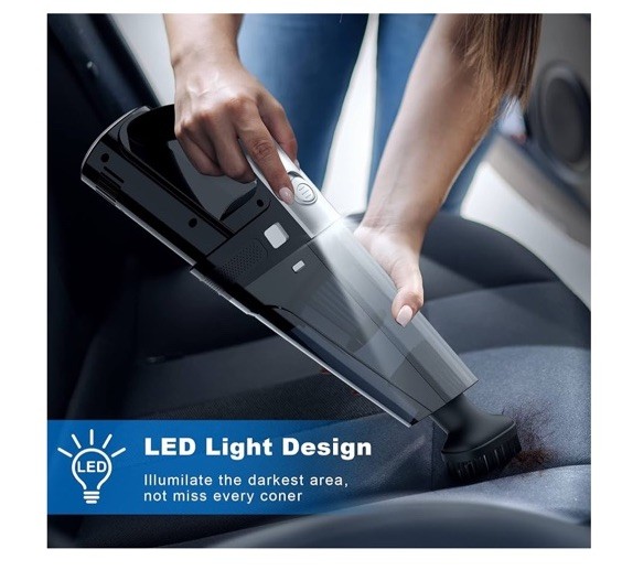 Car Vacuum, Portable Vacuum Cleaner with Powerful 7000PA Suction, DC 12V Power 1