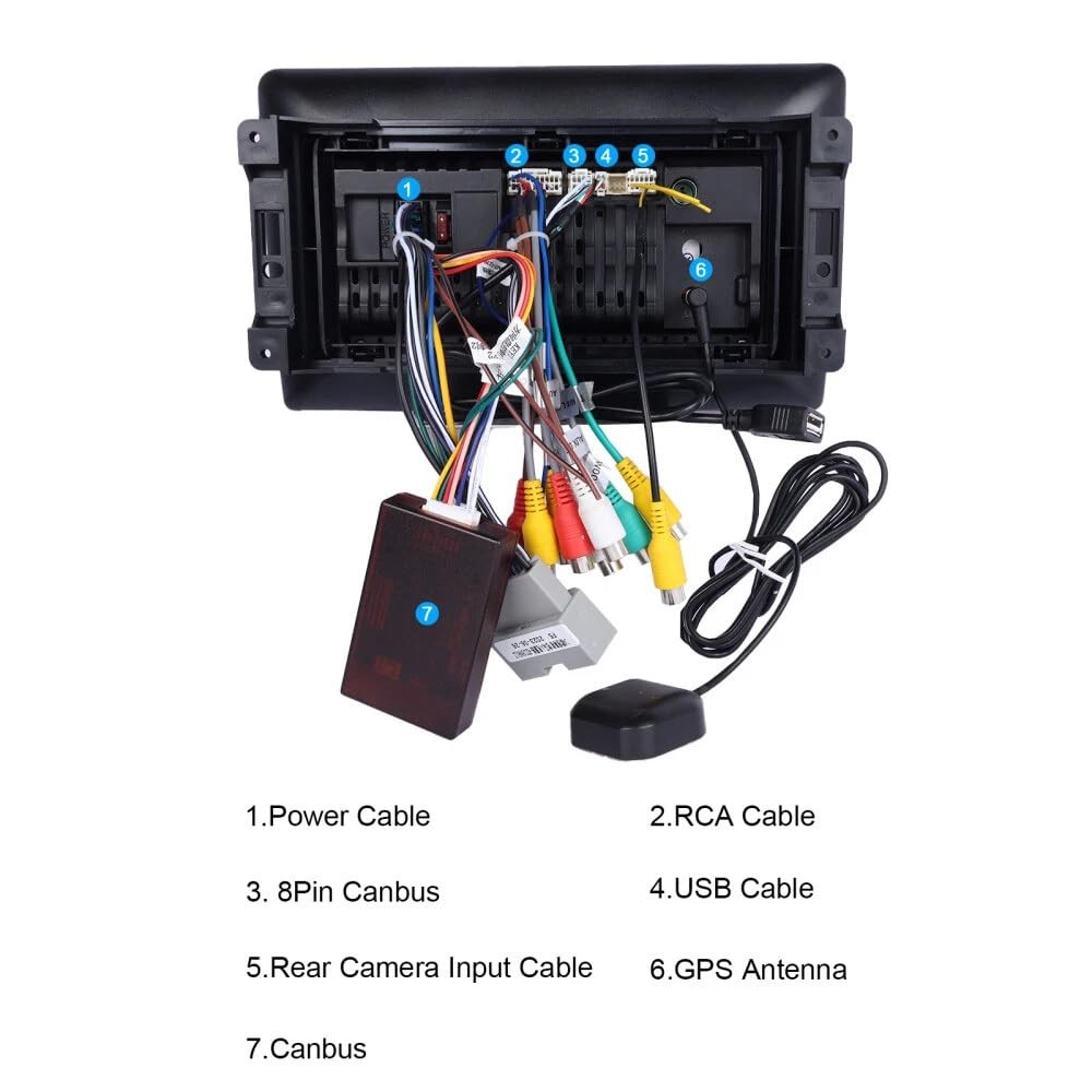 Android 13 9.7 Inch Touch Screen Radio for Jeep Commander 2008-2011 Wireless