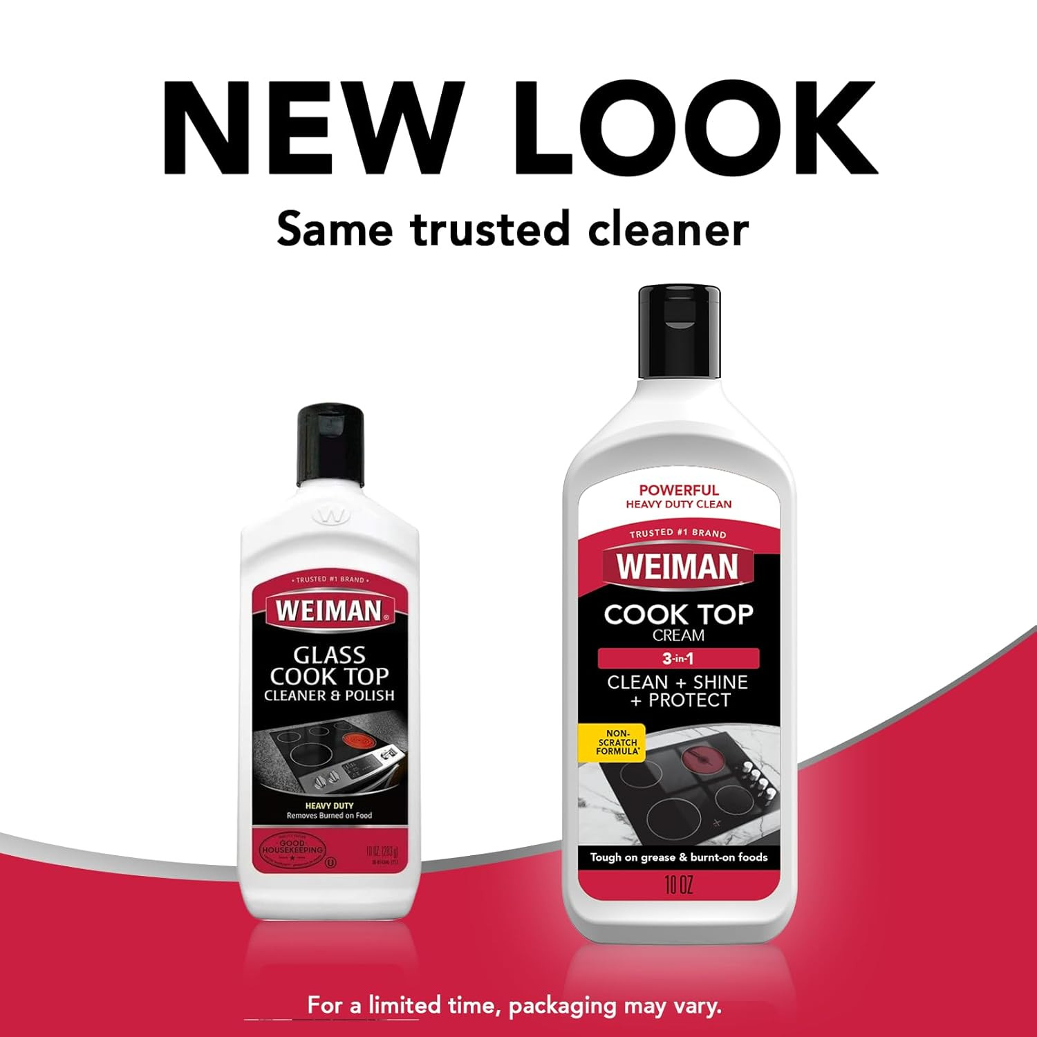 Weiman Cooktop Cleaner & Polish Heavy Duty Stove Eco Friendly 10 Oz Bottle
