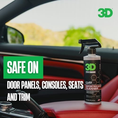 3D LVP Interior Cleaner 1 Gallon – Leather, Vinyl & Plastic Cleaner & Degreaser