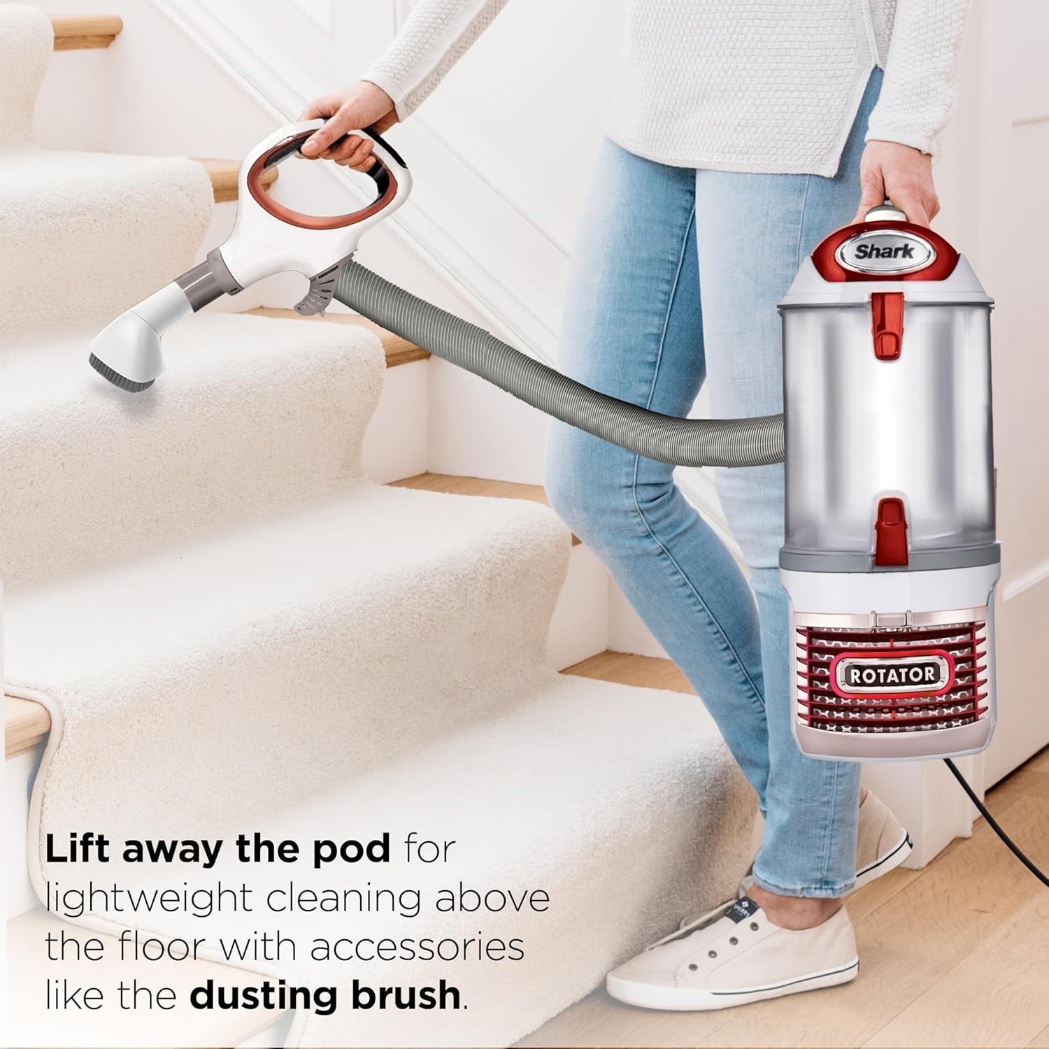 NEW SHARK NV501 ROTATOR PROFESSIONAL RED UPRIGHT VACUUM CLEANER HEPA FILTER