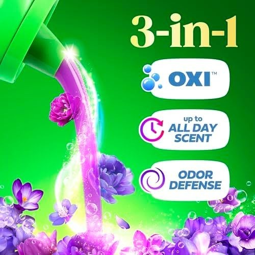 Gain Plus Oxi Liquid Laundry Detergent Moonlight Breeze 170 fl oz 129 Loads